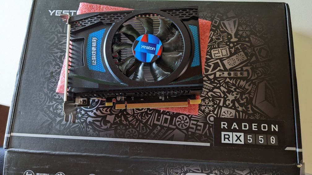 Rx550 4gb como nova