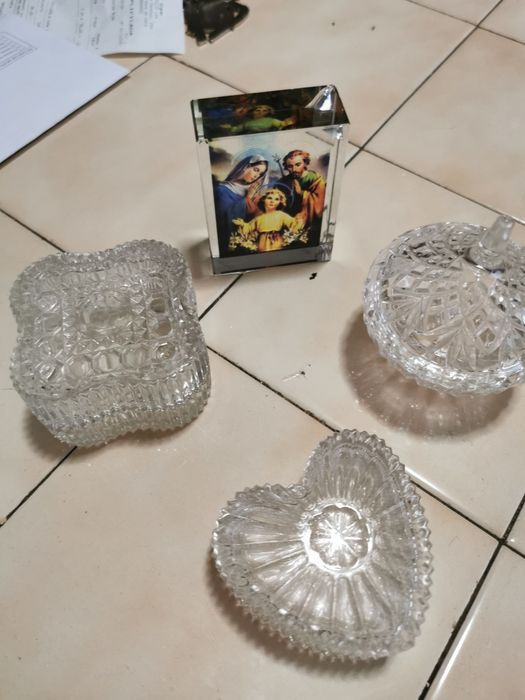 Conjunto de 3 caixinhas de guarda joias