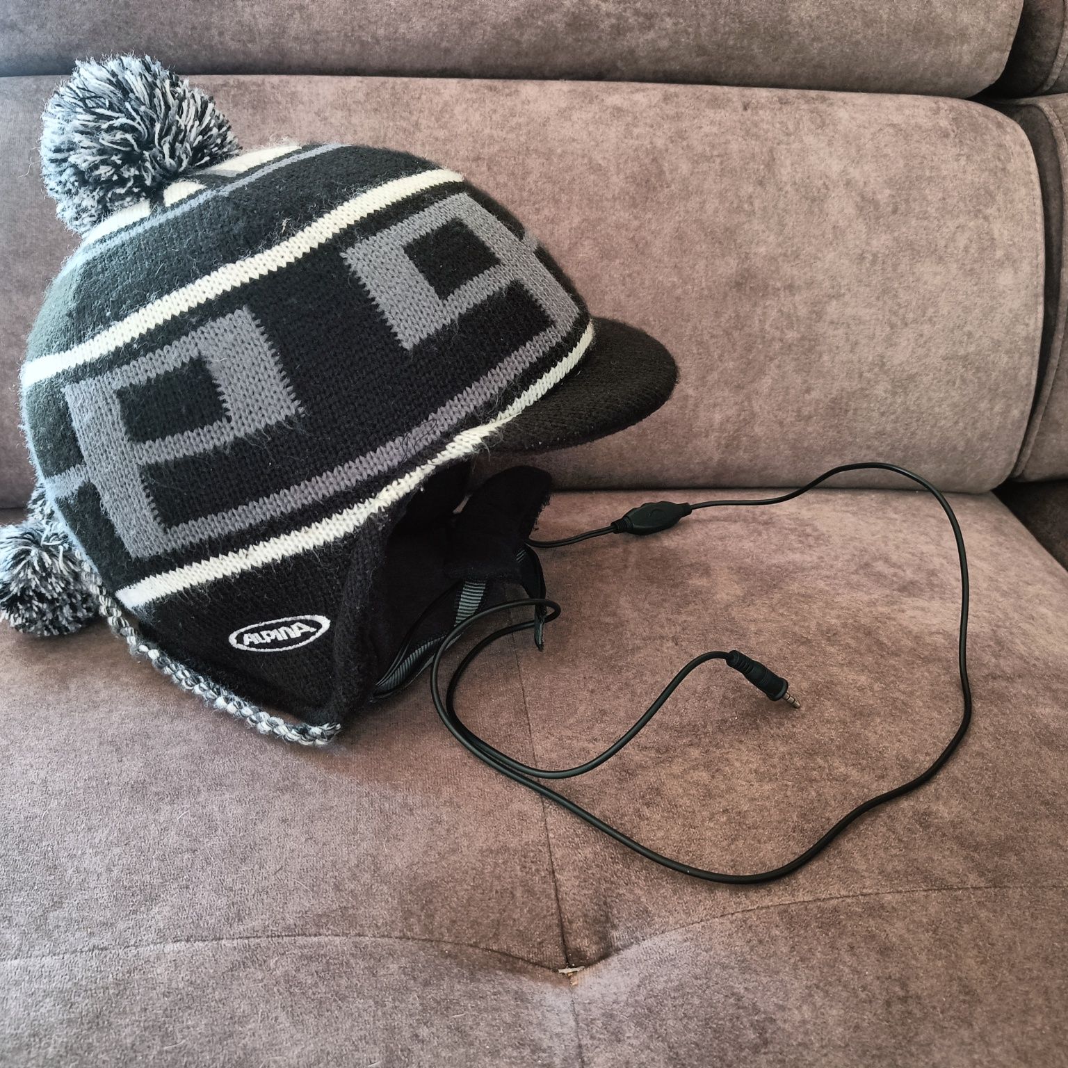 Kask alpina z głośnikami rower narty snowboard hulajnoga