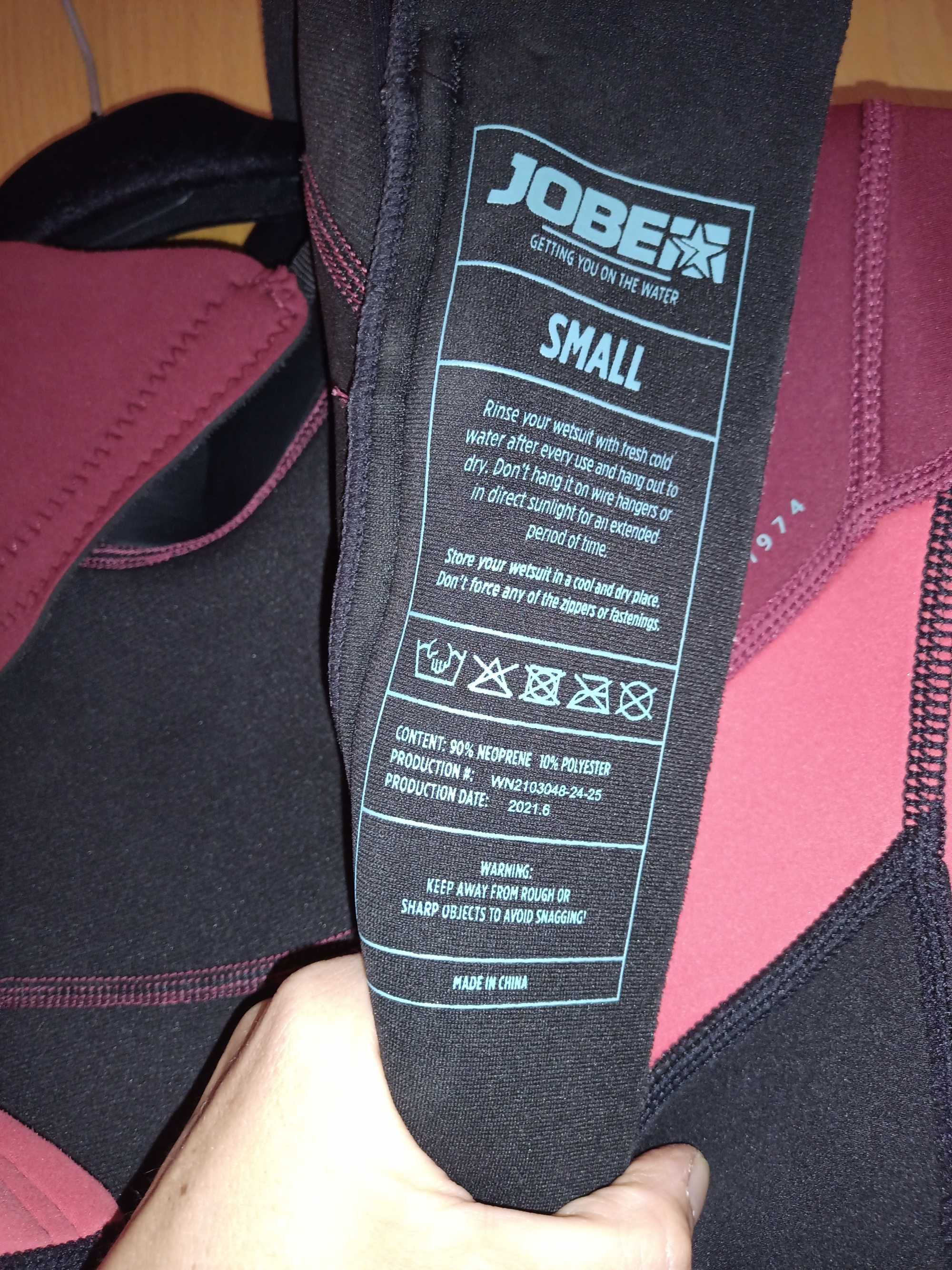 Jobe Sofia 3/2 mm Shorty S rosa-rose – fato neoprene/wetsuit