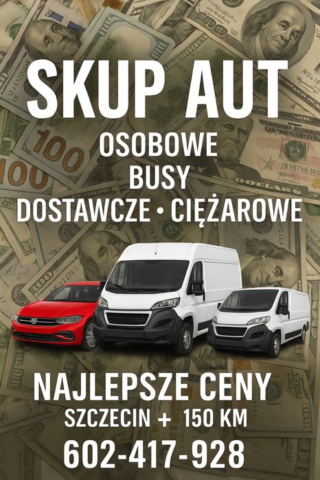 Skup Aut Skup Aut Dostawczych Busów Skup skuterów Quad Motocykli