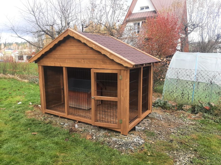 Kojec dla psa drewniany