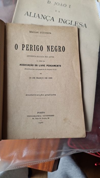 O perigo negro Manuel d Oliveira, associação livre pensamento