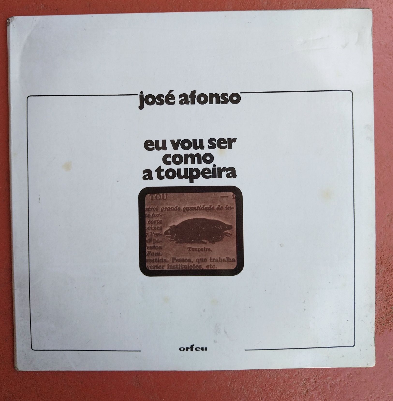 José Afonso : Lote 2 discos de vinil