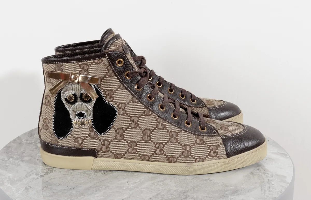 Buty trampki GUCCI damskie 37 wysokie pies bdb