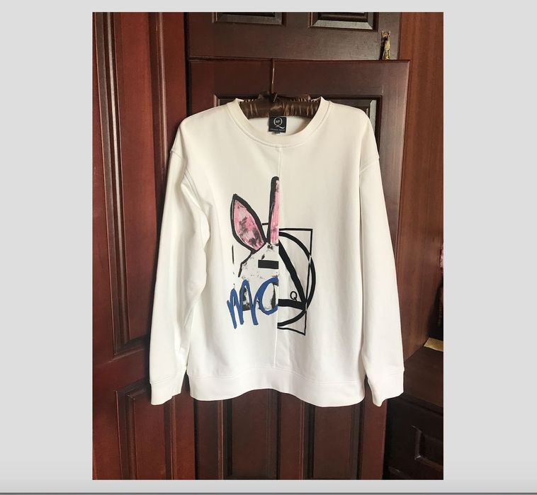 Белый свитшот, свитер, толстовка Alexander Mcqueen
