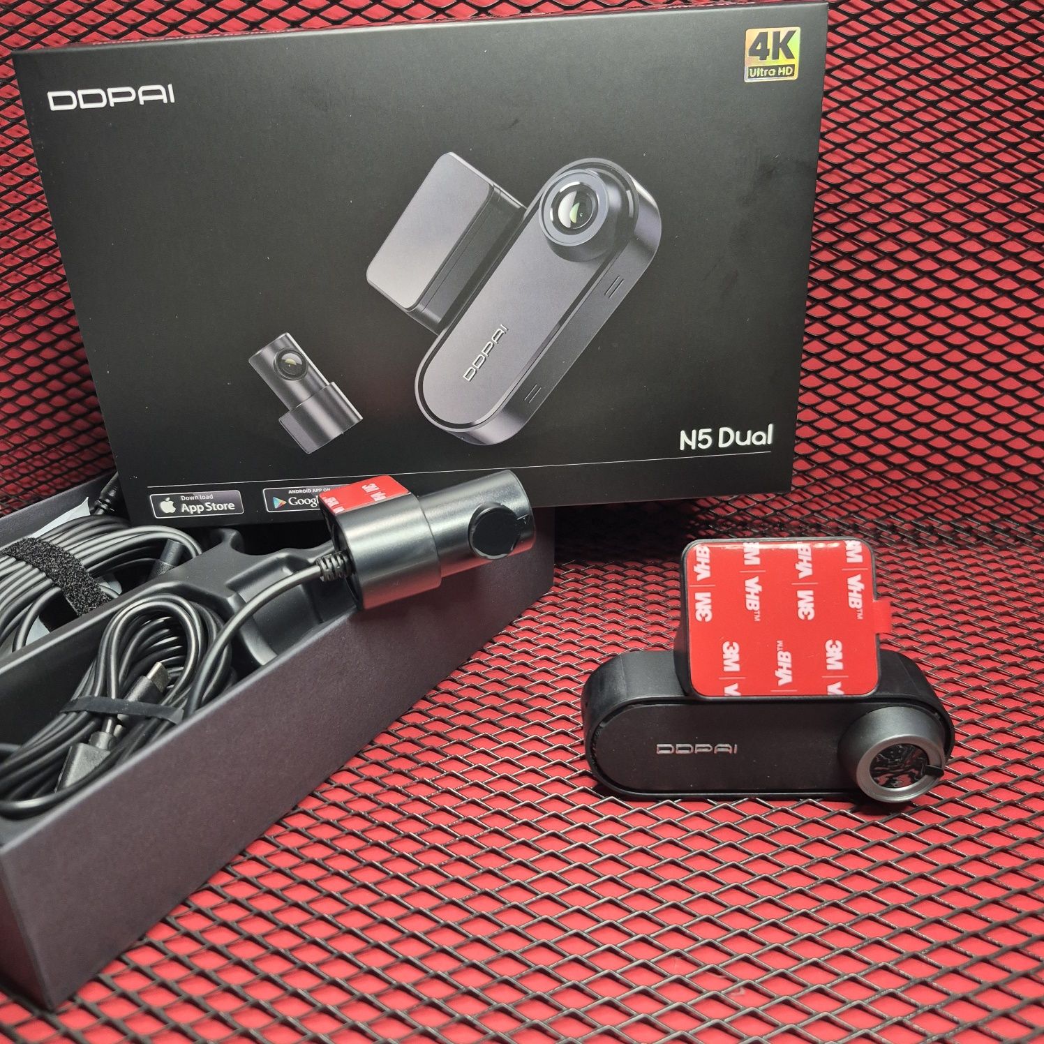 Відеореєстратор Ddpai N5 dual з камерою заднього виду