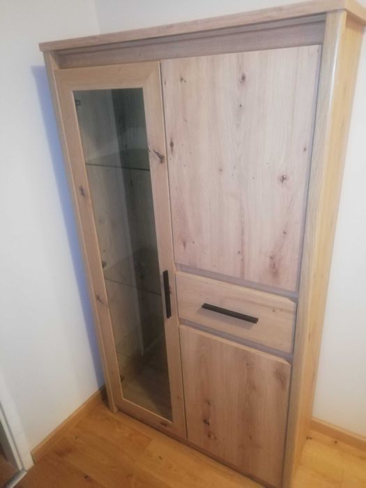 Witryna nowa Ayson, kolor dąb naturalny