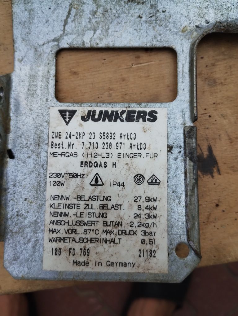 Piec Junkers ZWE 24-2KP