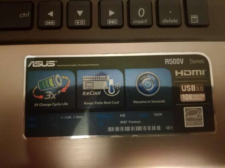 Asus R500VM-SX070V