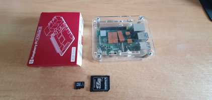 Raspberry Pi 4 Model B - 4GB + obudowa + radiatory + microSD 8GB