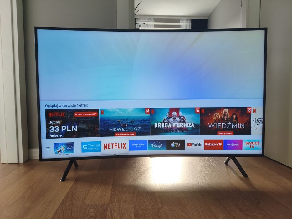 Telewizor Samsung 55 cali UHD 4 K Smart TV Wi-Fi