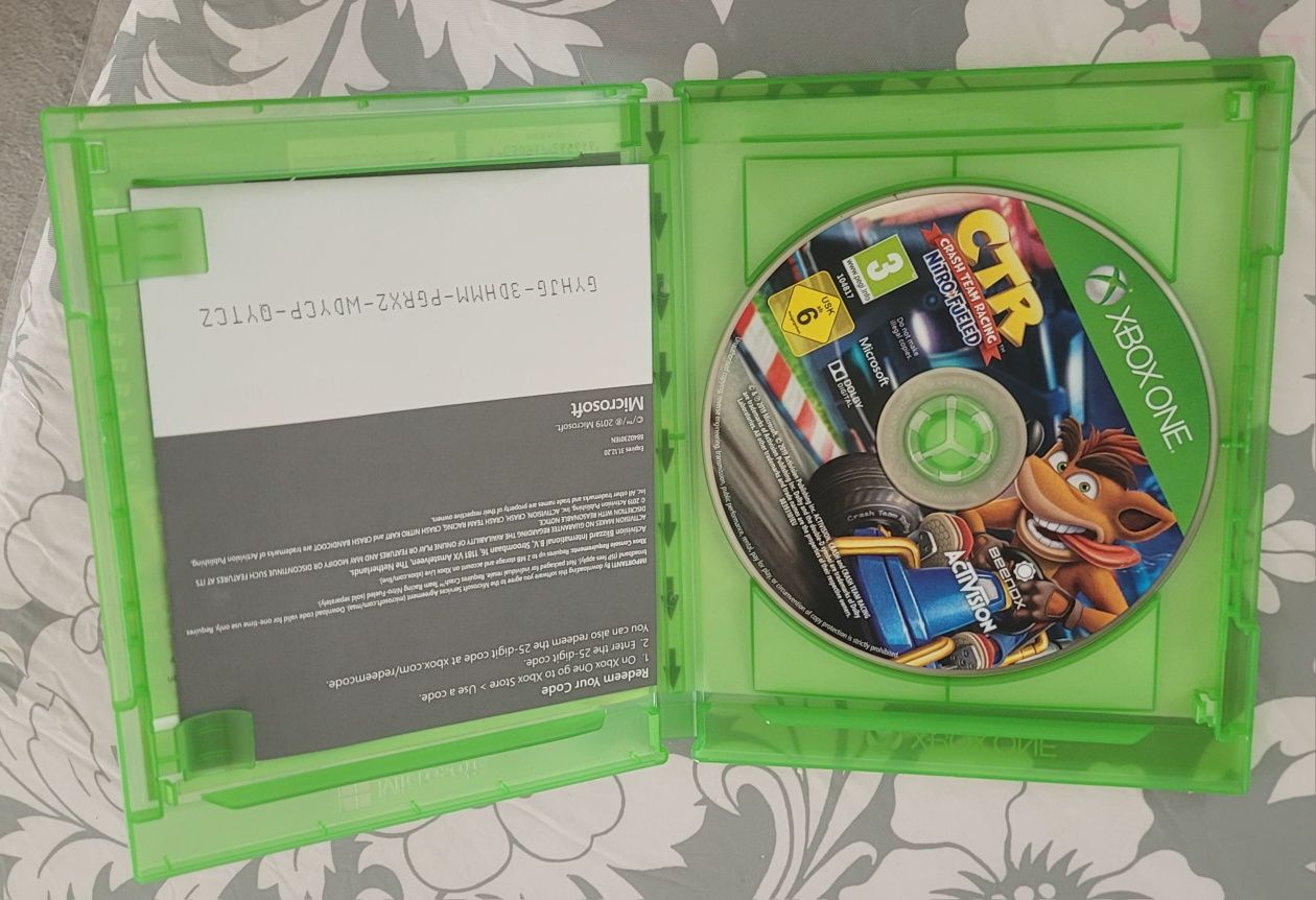 Gra Crash CTR Crash team Racing Nitro Fueled XBOX ONE