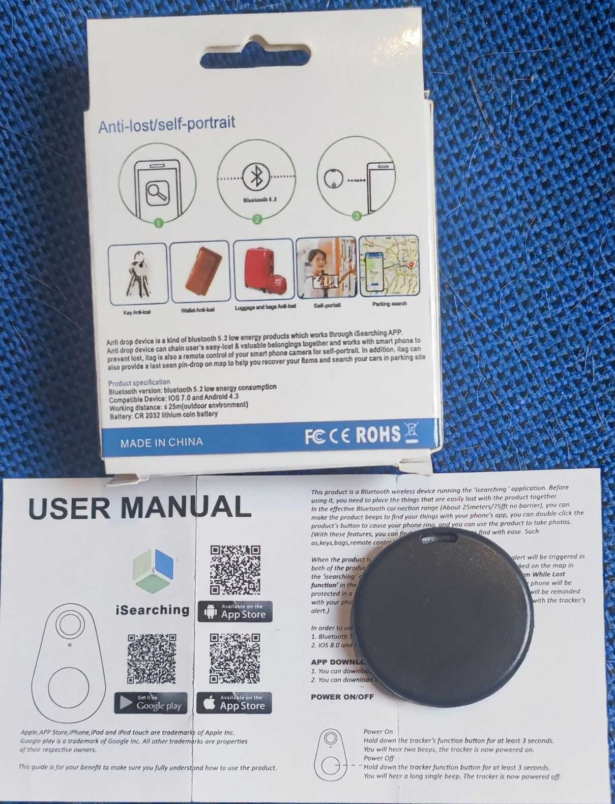 2 Lokalizatory GPS  Bluetooth do śledzenia 1 android i drugi do Apple