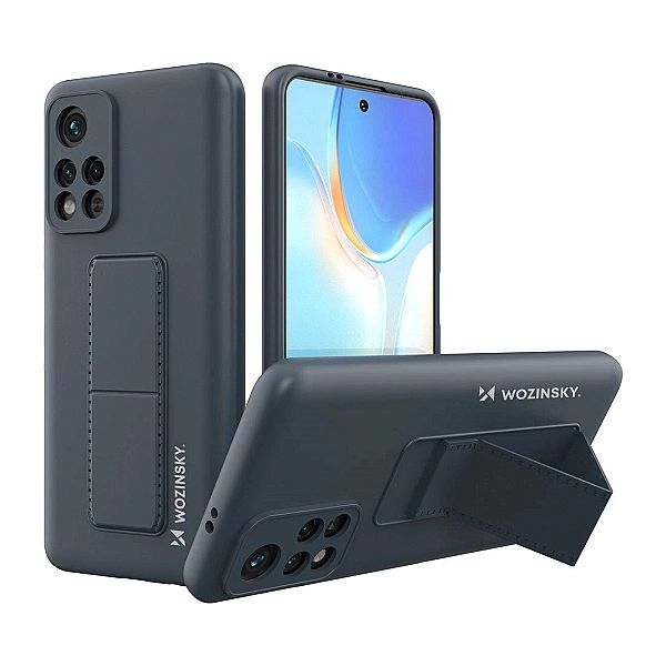Wozinsky Kickstand Case silikonowe etui z podstawką etui Xiaomi Redmi