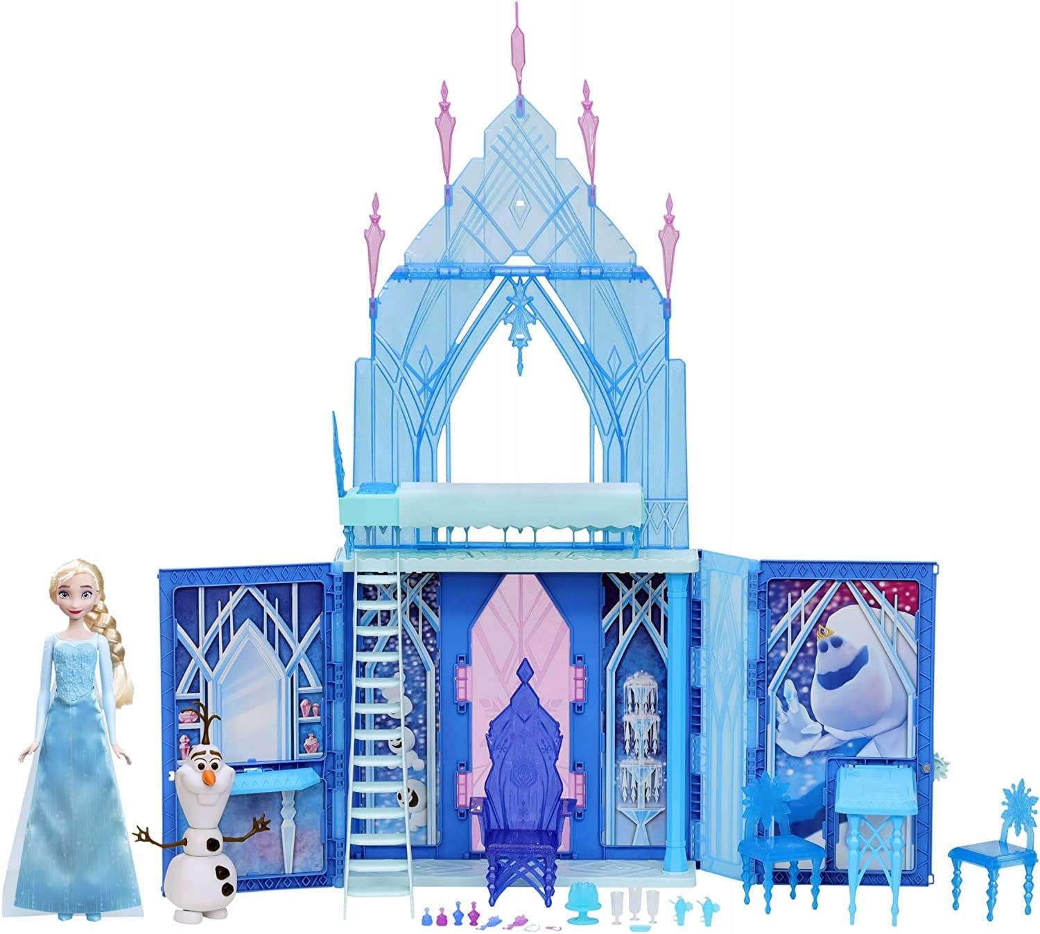 hasbro zamek kraina lodu lalka elsa bałwan olaf frozen