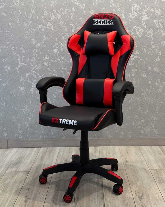 Компютерне крісло на колесах з екошкіри +2подушки РІЗНІ КОЛЬОРИ Крісла