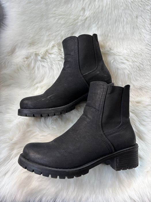 Botki jenny fairy 39 czarne eco skóra sztyblety damskie