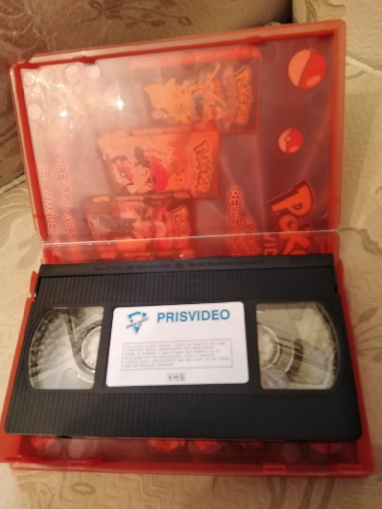 Cassete de Vídeo VHS Pokémon O Grande Herói Pikachu!