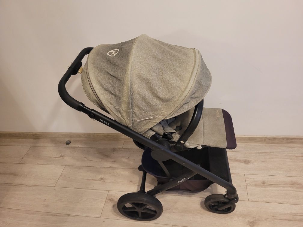 Cybex balios S Manhattan Grey spacerówka + gondola