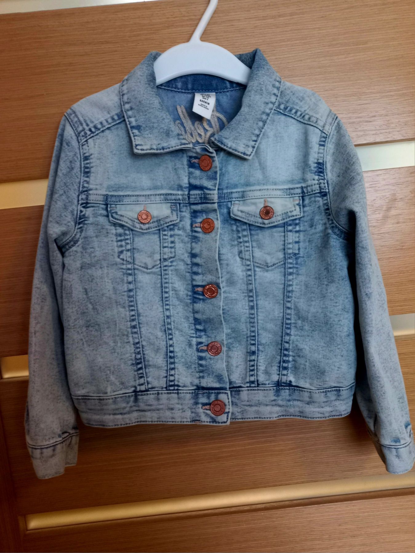 Kurteczka wiosenna H&M 110-116 jeansowa
