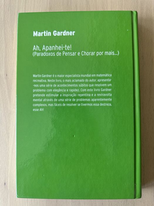 Livro Desafios Matemáticos “Ah, Apanhei-te!” de Martin Gardner