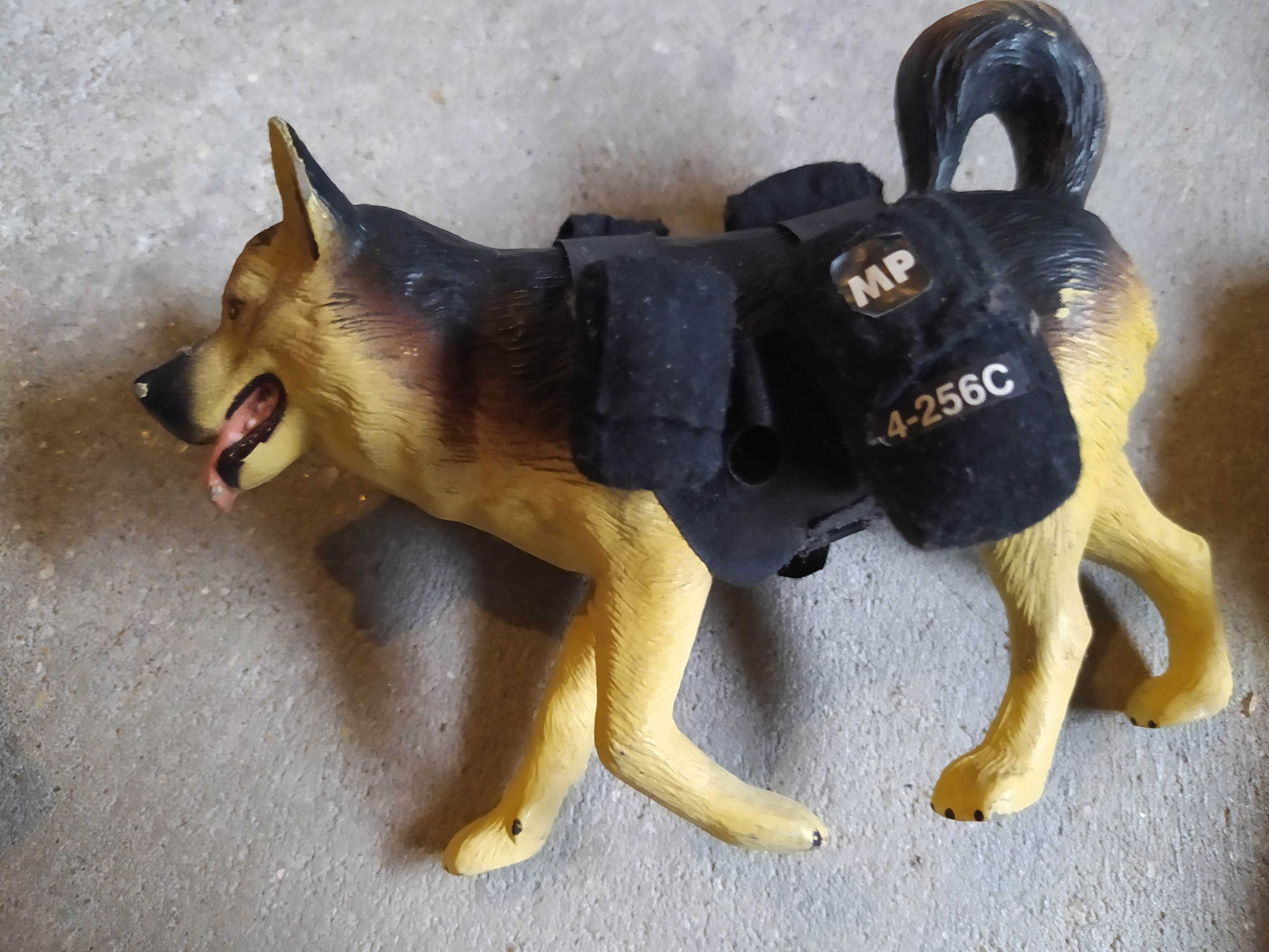 Figura de acção vintage + cão