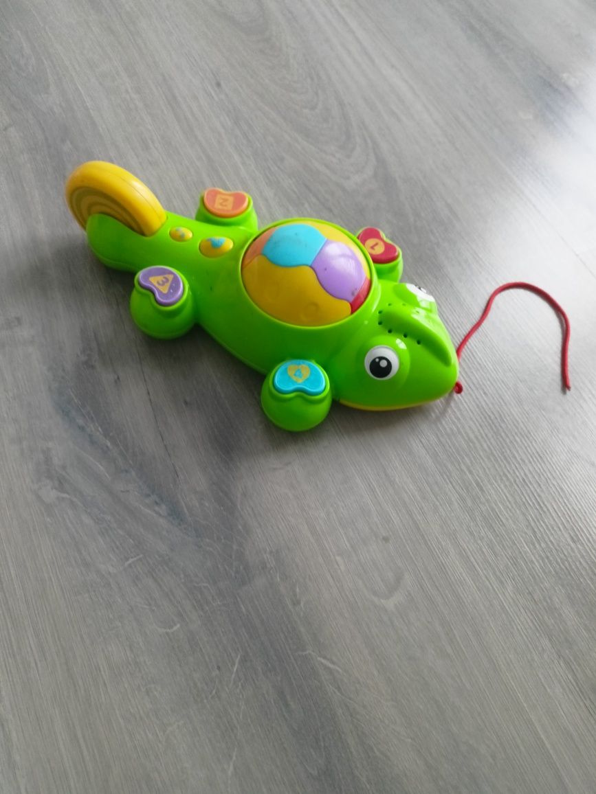 Kameleon Leon zabawka interaktywna edukacyjna smily Play
