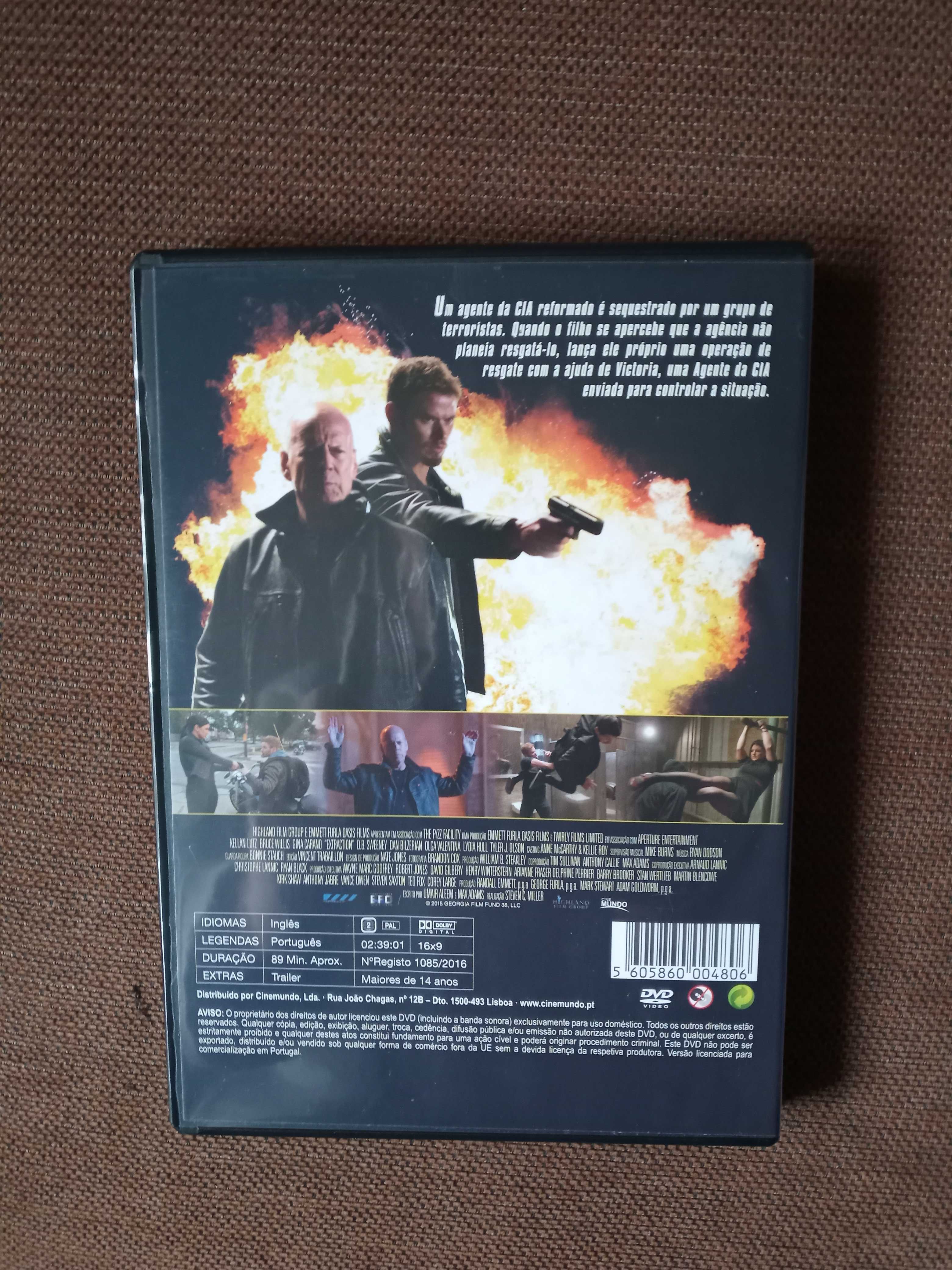 filme dvd original extraction ameaca global