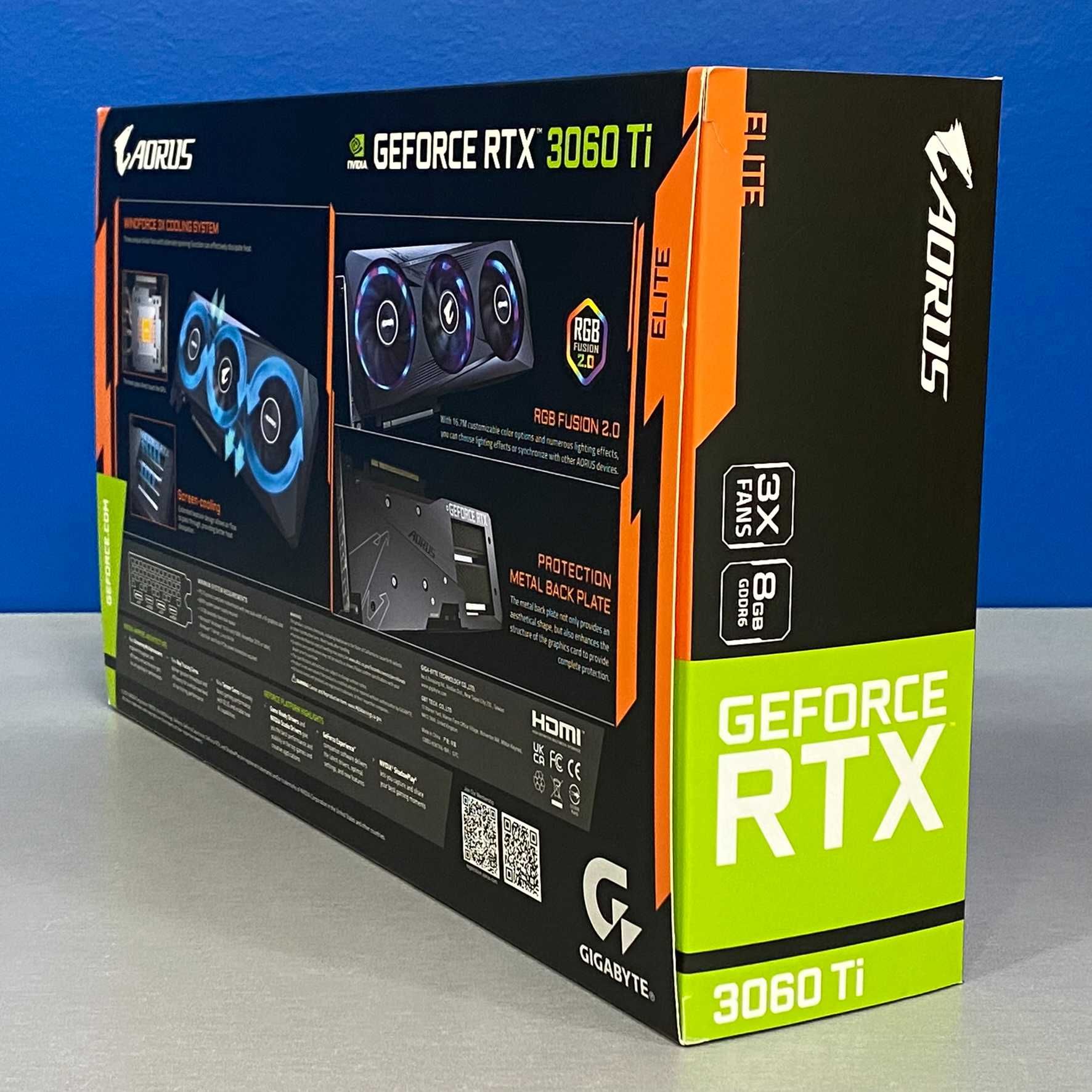 Gigabyte Aorus GeForce RTX 3060 Ti Elite LHR - 8GB GDDR6