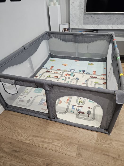 Kojec dla dziecka 180x150cm + podłoga pianka