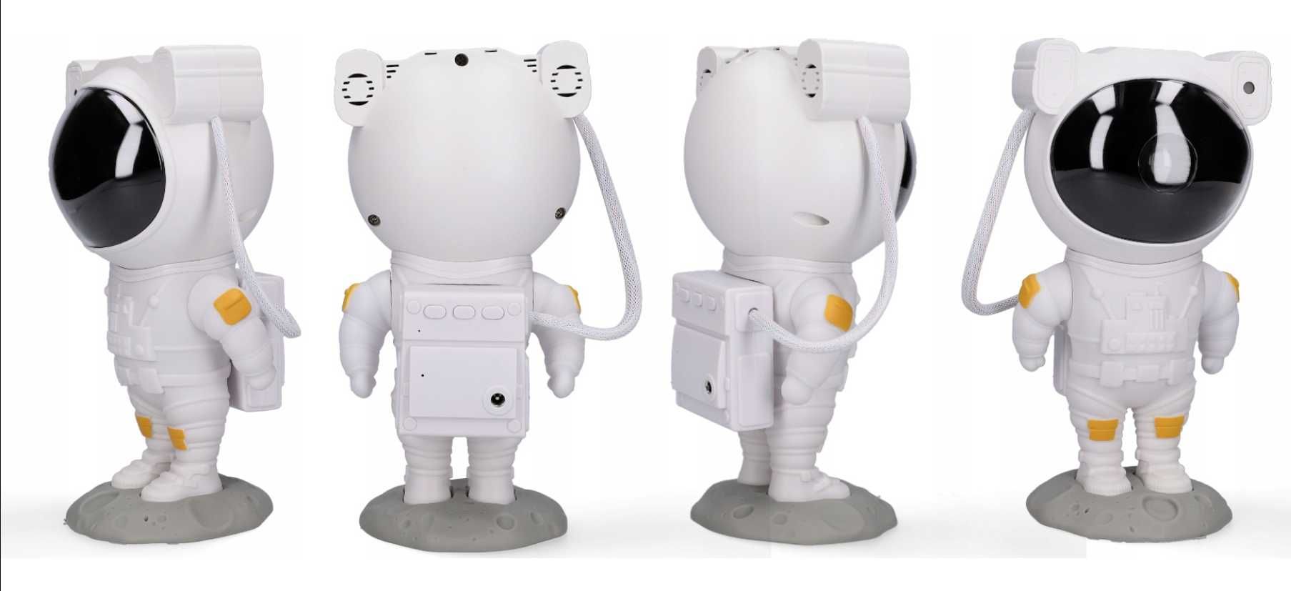Projektor obrotowy gwiazd nieba LED lampka nocna astronauta RGB