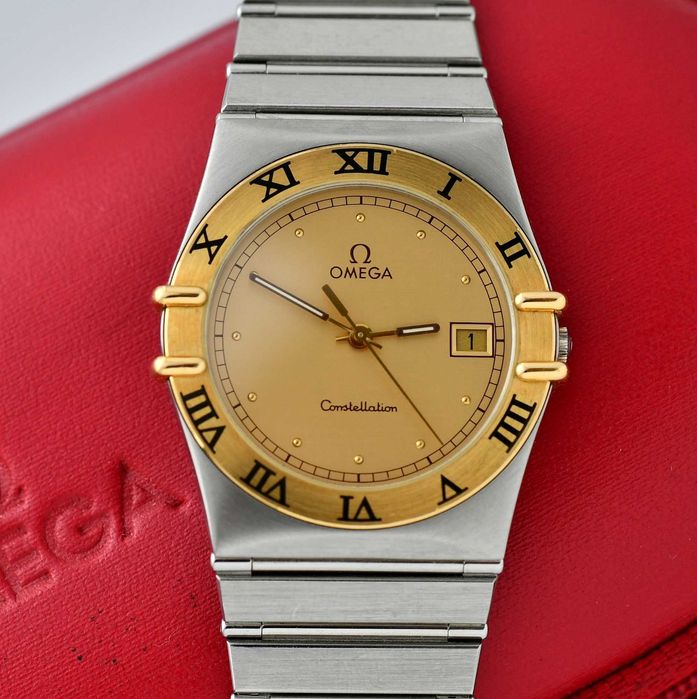 Zegarek OMEGA Constellation Chronometer - Stal Złoto 18k - 1989 - 33mm