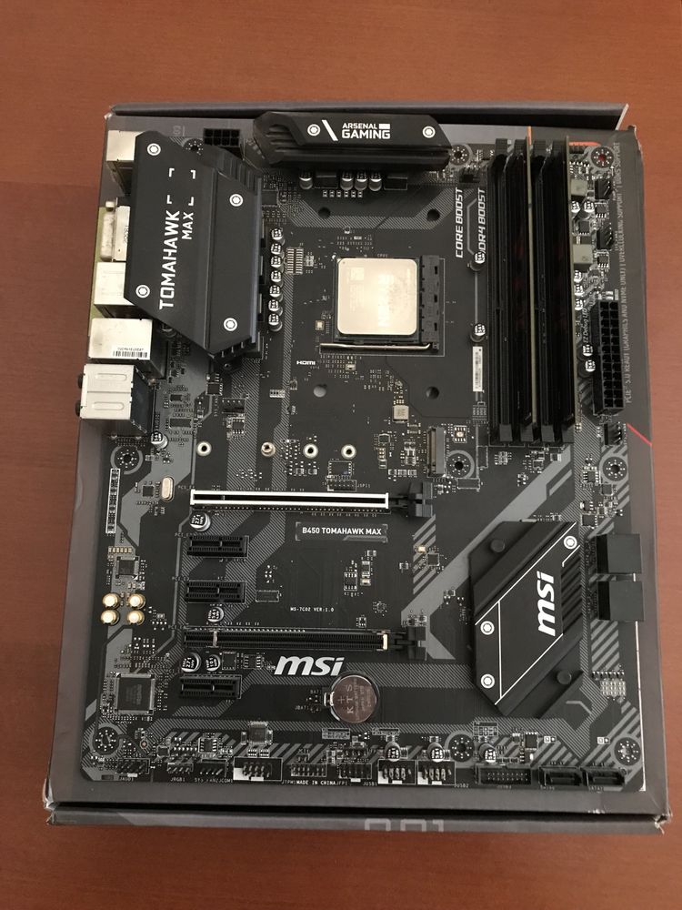 [BUNDLE] MSI B450 Tomahawk Max + AMD Ryzen 5 2600 + GSkill Aegis 16 GB