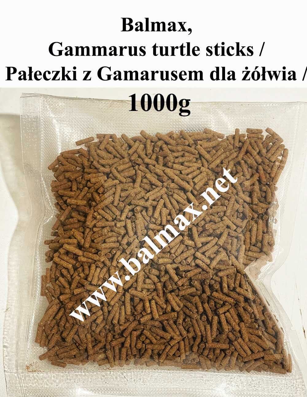 Balmax, Pałeczki z Gammarusem dla żółwia , Gammarus turtle sticks, 1kg