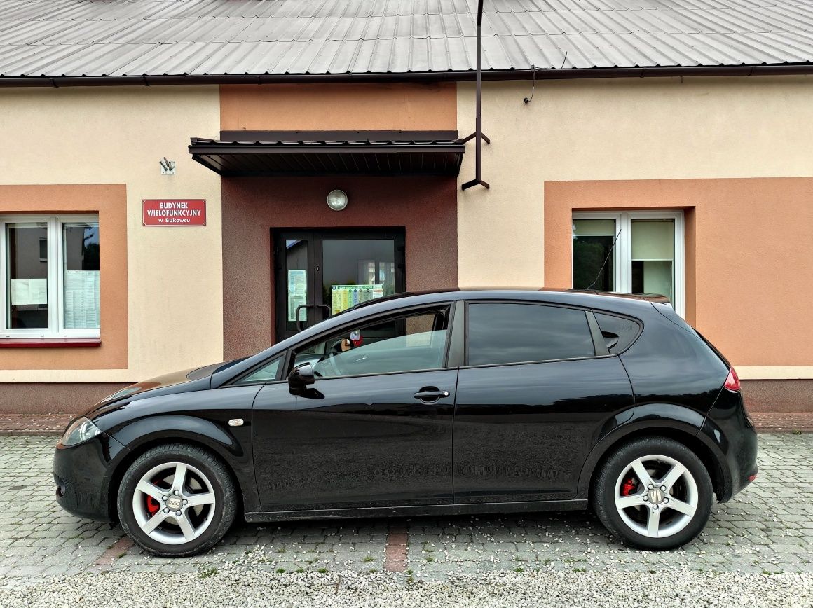 Seat Leon II 2006r., 1.9tdi, czarny, prywatnie, alu