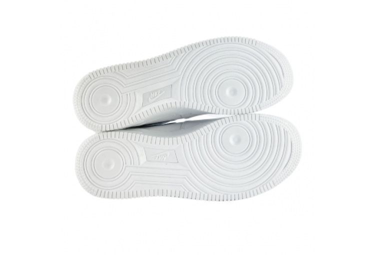 Nike Air Force 1 Mid White 2 Winter с мехом