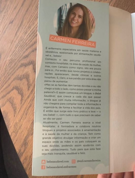 Livro “Estamos grávidos! E agora?” Carmem Ferreira