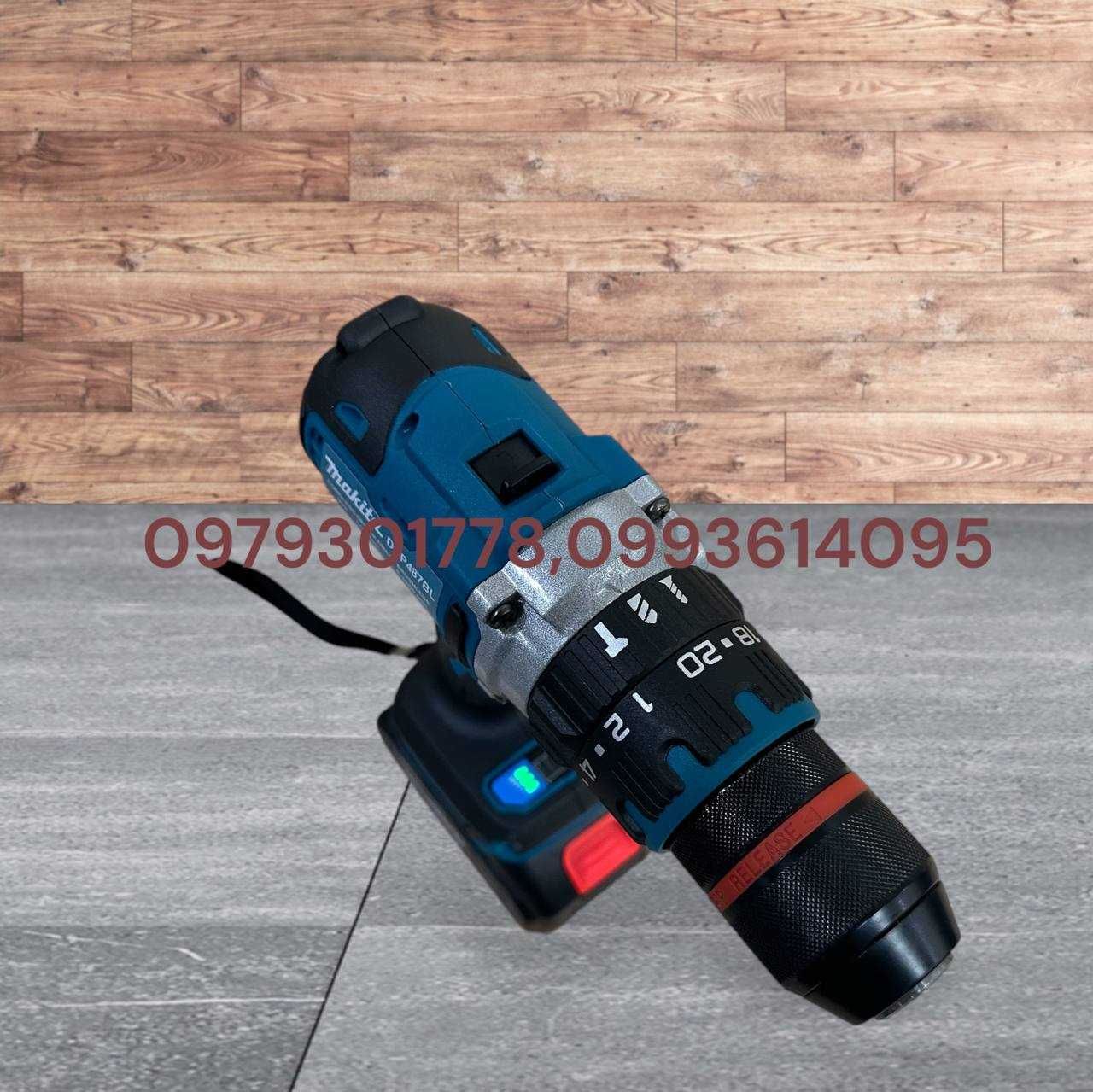 Акумуляторний Ударний Шуруповерт Makita DHP487BL 2 Акумулятора 36V/8Аh