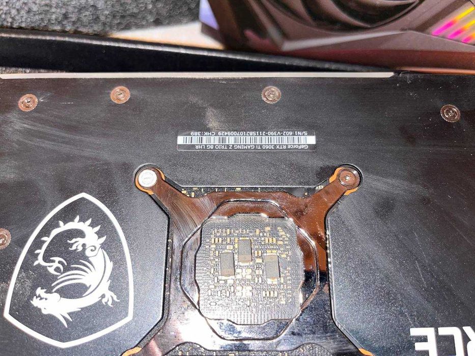 RTX MSI 3060 TI gaming z 8gb LHR