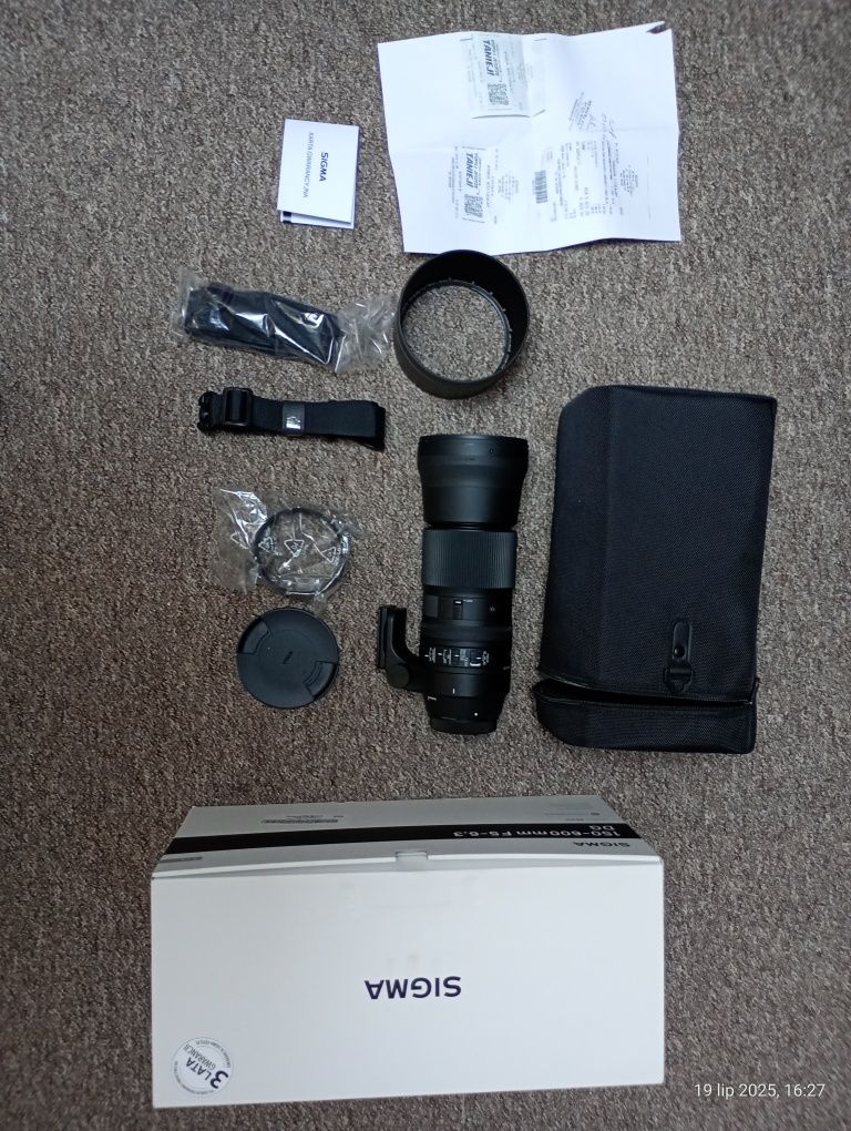 Sigma 150-600 C do Canon ef Idealna