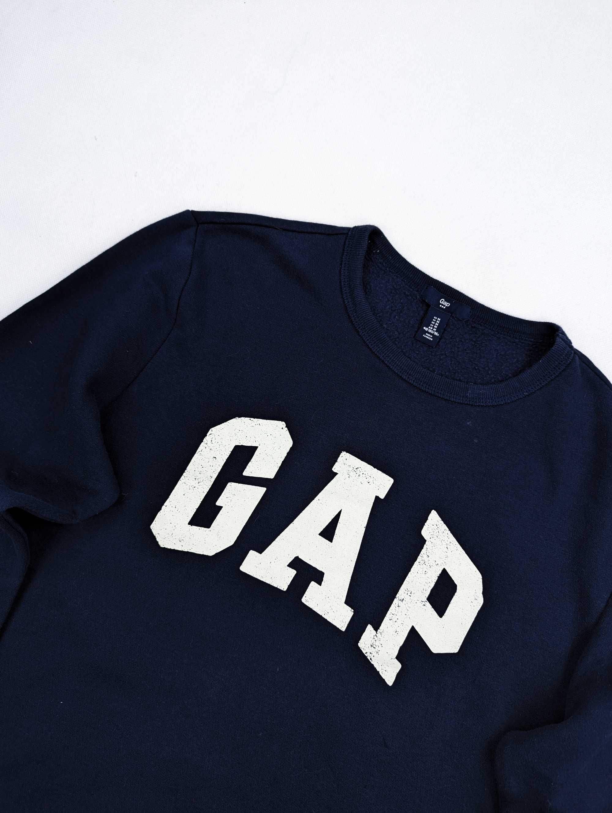 Gap granatowa bluza M logo