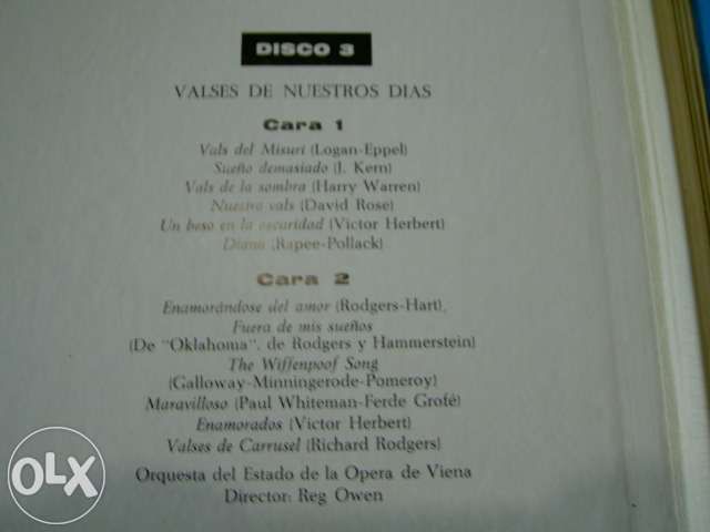 3 Disco Vinil - Una Historia del vals - Valsas