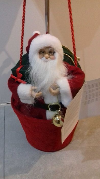 Figurka świąteczna w Balonie 80 cm Mikołaj/ uszkodzony