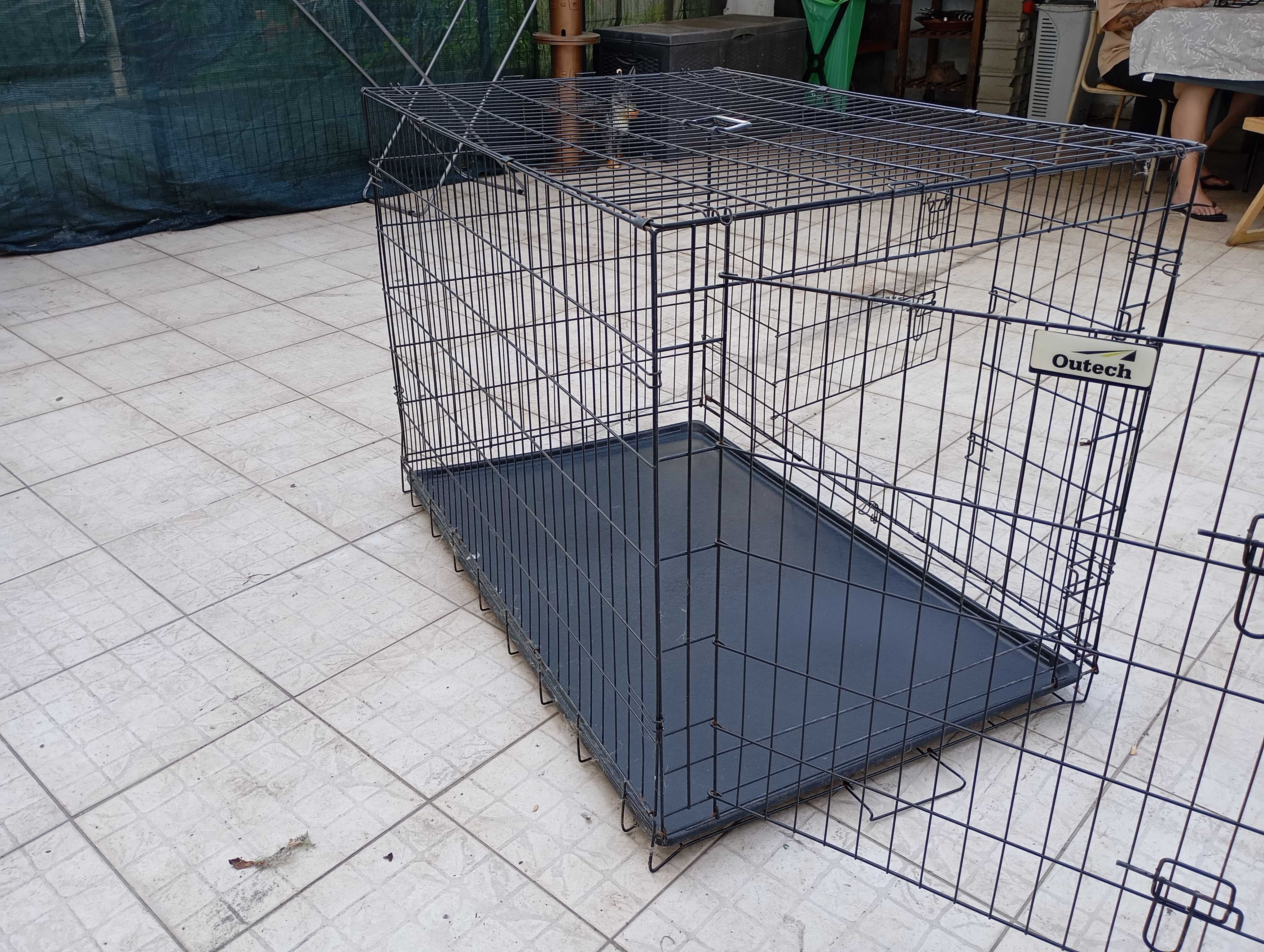 Outech Jaula de Metal para cães