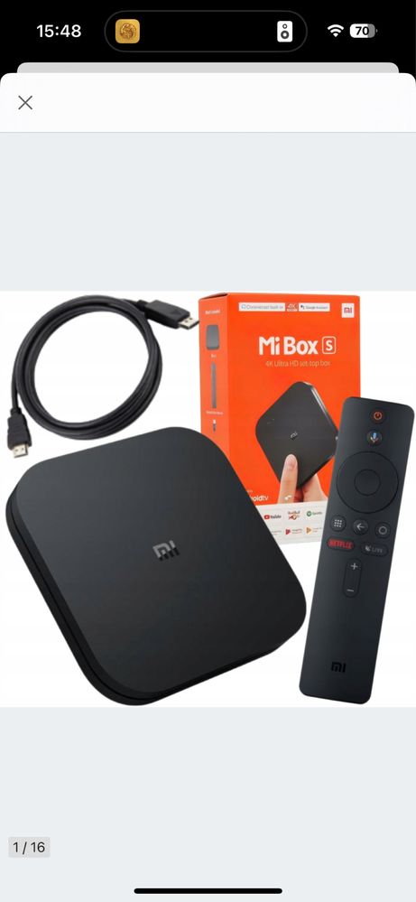 Smart TV Mi box Xiaomi + HDMI switcher