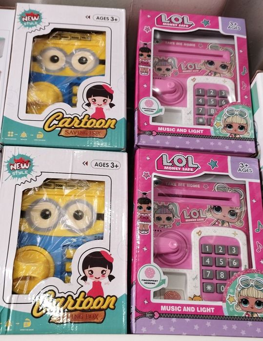 Детский сейф  копилка Покемон