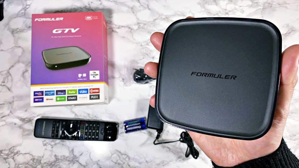 Formuler Android TV GTV 4K 1G/LAN IPTV Comando Bluetooth TOPO DE GAMA