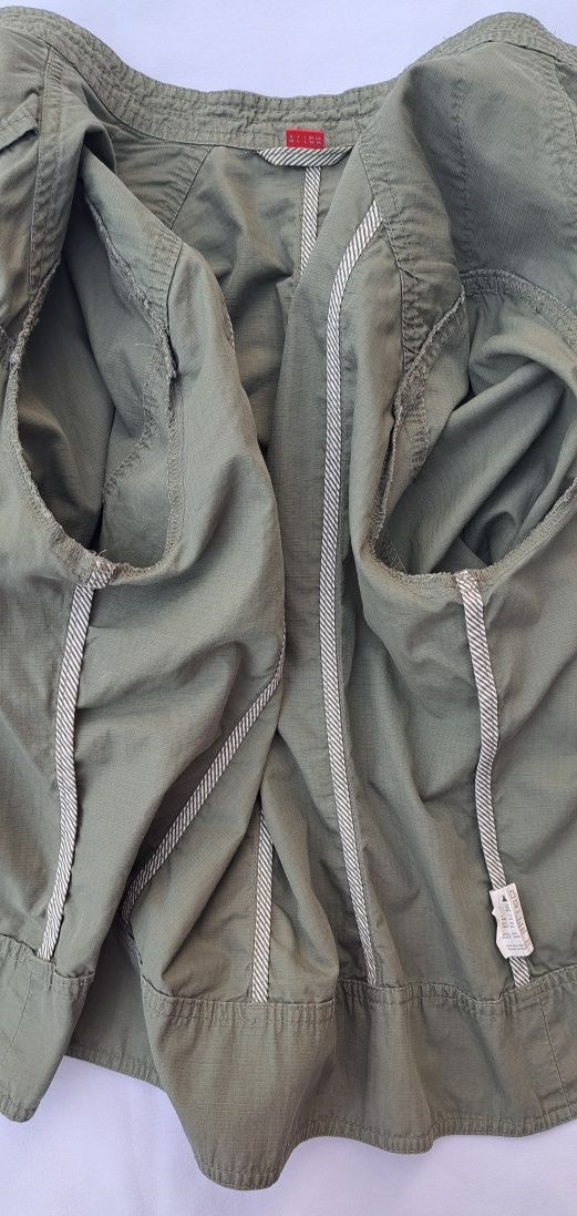 Kurtka marynarka koszula Esprit S/M Khaki zielony jak nowa
