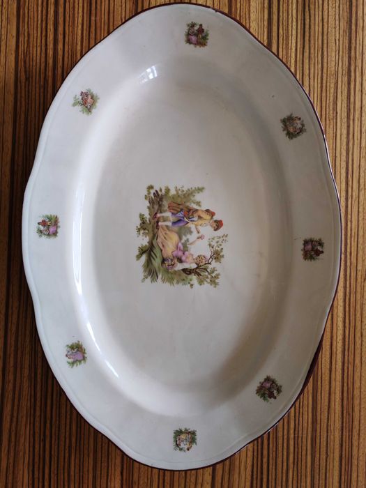 porcelana Chodzież zestaw Miłość Wiedeńska 1 duzy półmisek